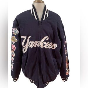 New Vintage NY Yankees Men’s 2000 World Series Collectors Varsity Jacket SZ M